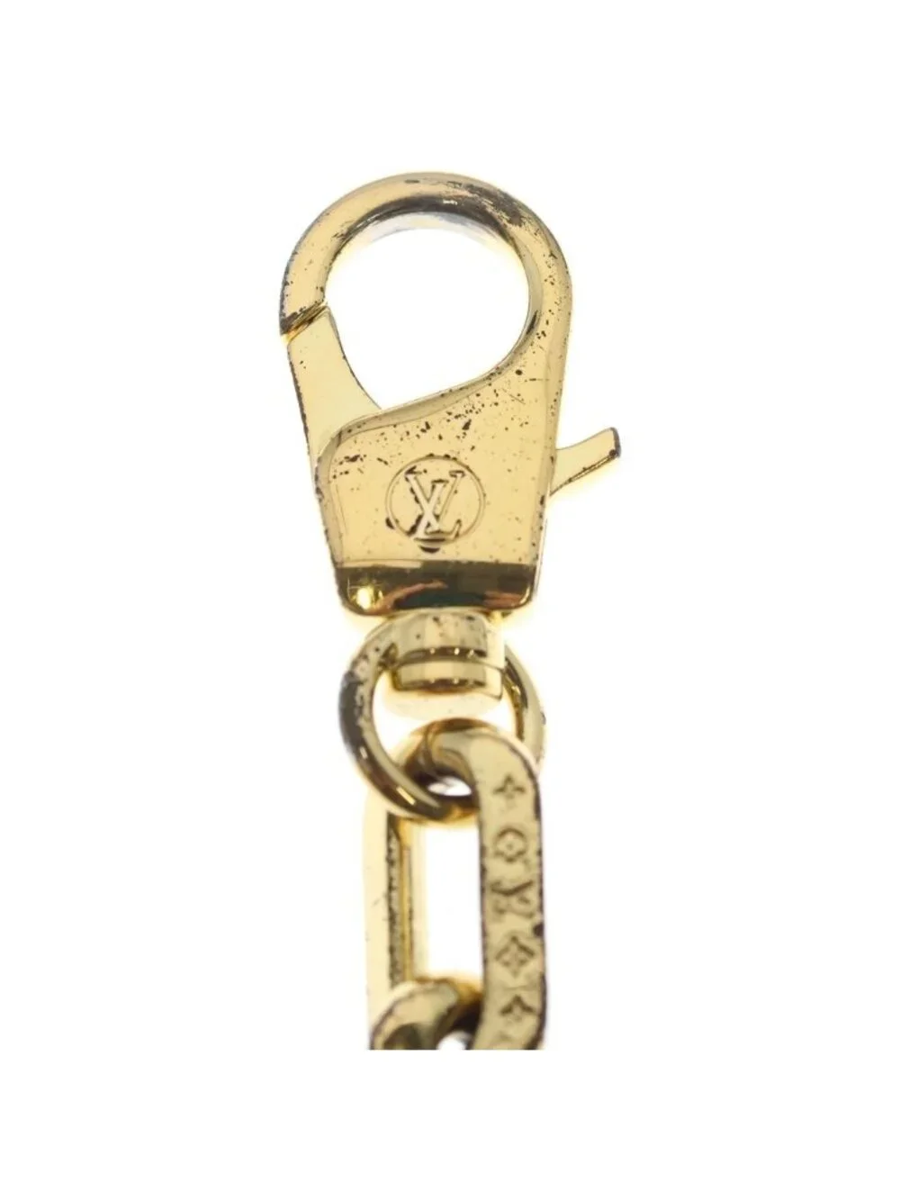 Louis Vuitton Collier LV Edge MM Necklace Chain Gold